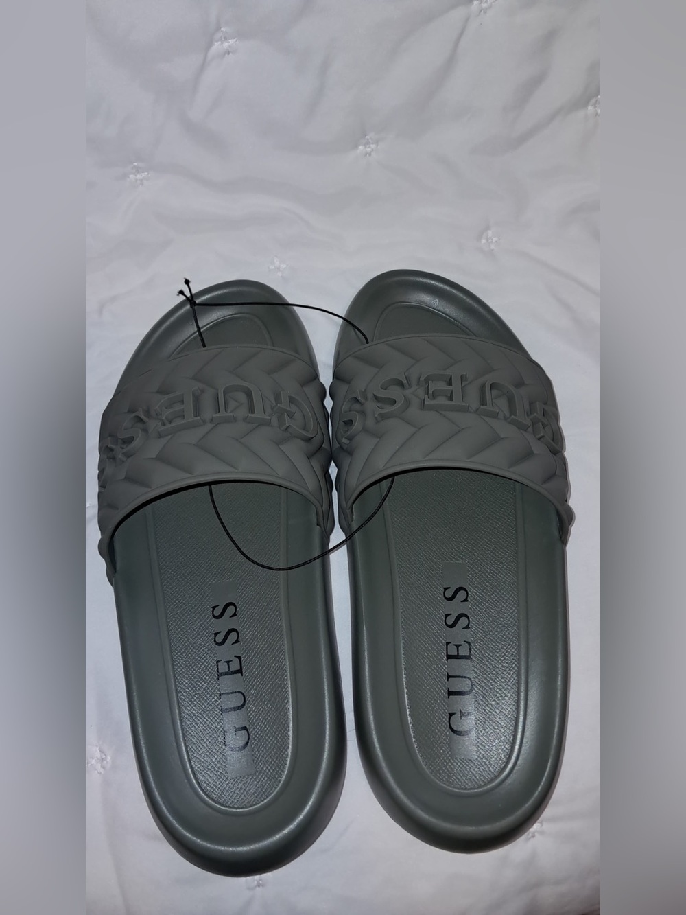 GUESS  olive green sandals  men’s
